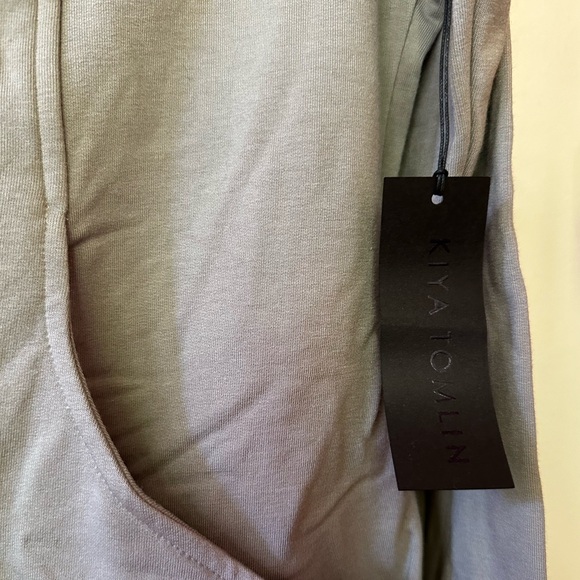 Kiya Tomlin Uptown Hoodie in Neutral Grey - Picture 7 of 9